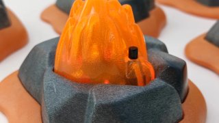 Falò Playmobil con luce per presepi