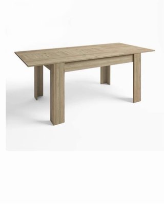 Mesa extensible 140x90 + 4 sillas nórdicas negras