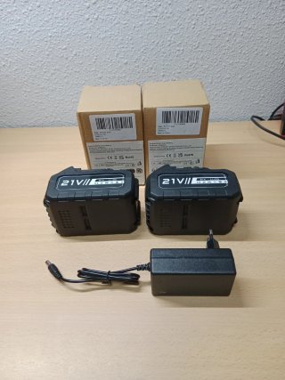 2 Baterías 21V 4000mAh + Cargador