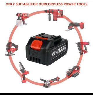 2 Baterías 21V 4000mAh + Cargador