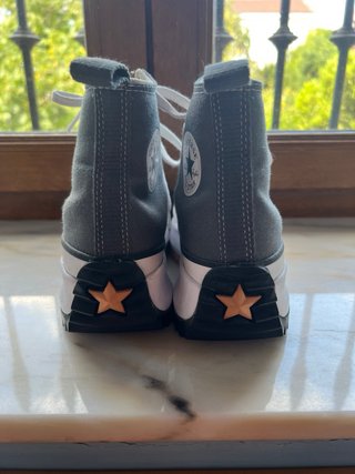 Converse Run Star Hike Plataforma Gris