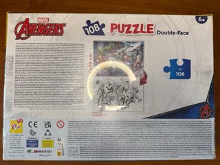 Puzzle Marvel Avengers 108 Piezas Doble Cara