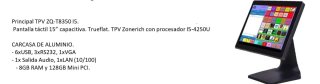 TPV Táctil ZQ-T8350 I5 + Impresora Tickets