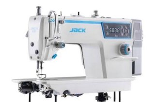 Operario maquina de coser industrial