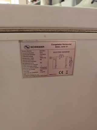Congelador Horizontal Blanco Schneider