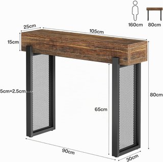 Consola mueble Tribesigns con almacenamiento