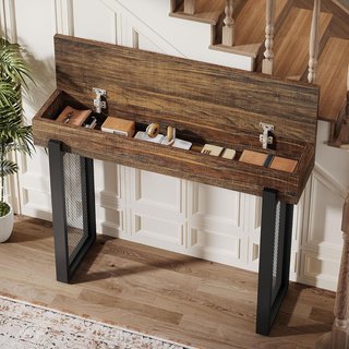 Consola mueble Tribesigns con almacenamiento