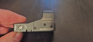 Red dot Burris Fast Fire III. IPSC y airsoft