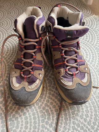 Botas de trekking Decathlon Marrón/Morado