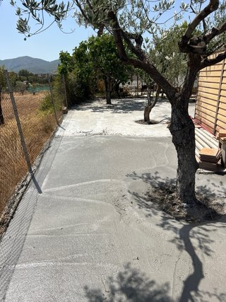 Hormigón impreso liso