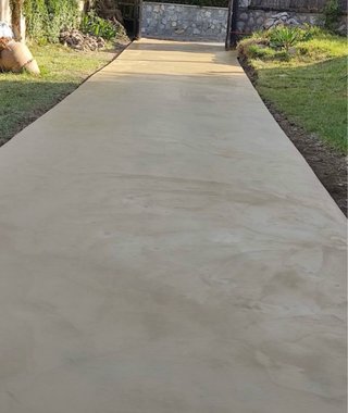 Hormigón impreso liso