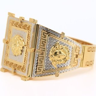 BRAZALETE MEDUSA BICOLOR.