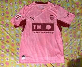 Camiseta Valencia CF Rosa Talla M