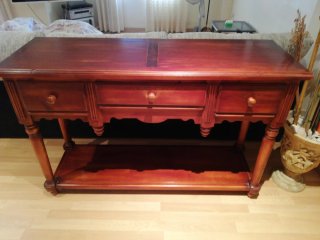 Mueble de entrada de madera
