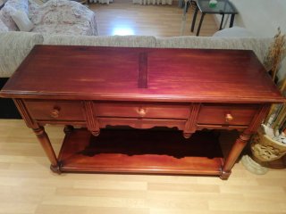 Mueble de entrada de madera