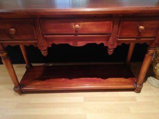 Mueble de entrada de madera