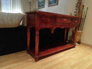 Mueble de entrada de madera