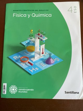Libro Física y Química 4 ESO Santillana