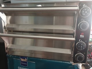 Horno Pizza Profesional Doble Puerta