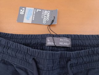 Pantalón corto cargo azul talla L hombre