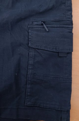 Pantalón corto cargo azul talla L hombre