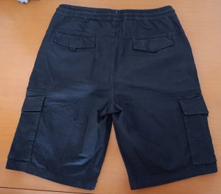 Pantalón corto cargo azul talla L hombre