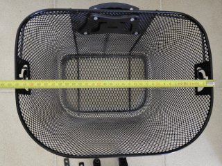 Cesta metálica para bicicleta con anclaje