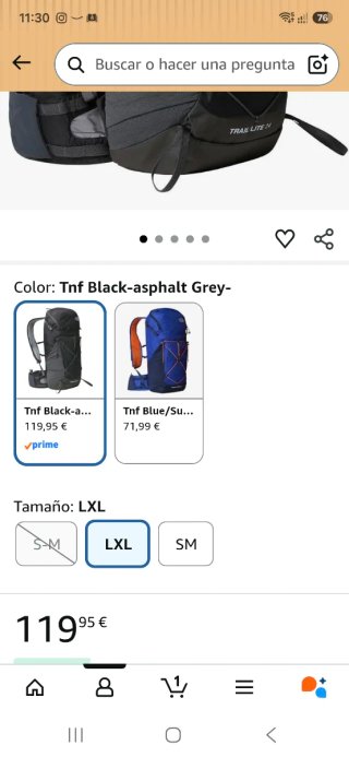 Mochila The North Face Trail Lite 24
