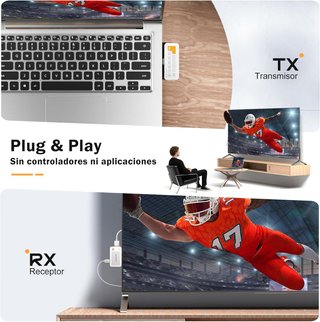 NUEVO Transmisor HDMI Inalámbrico USB-C
