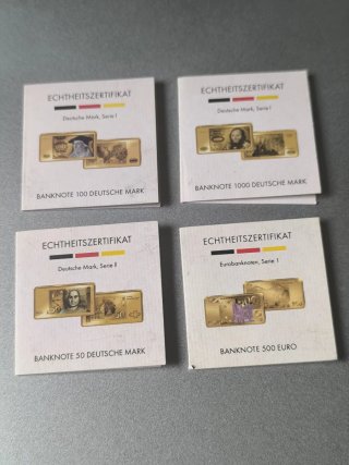 Lote Monedas Oro 24K
