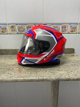 Casco Moto Integral LS2 FF800 Storm Rojo/Gris