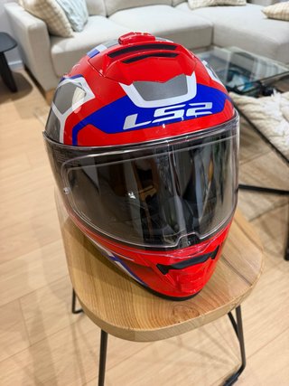 Casco Moto Integral LS2 FF800 Storm Rojo/Gris