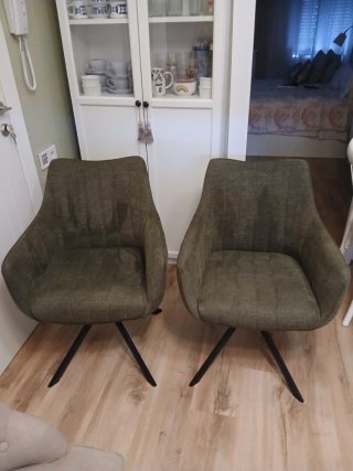 Sillas giratorias Verde Oljva