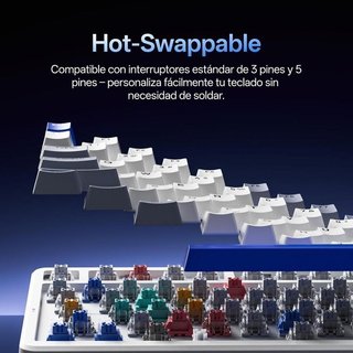 Teclado mecánico gaming Rapoo V700DIY-75 NUEVO