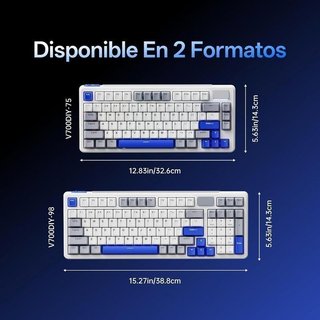 Teclado mecánico gaming Rapoo V700DIY-75 NUEVO