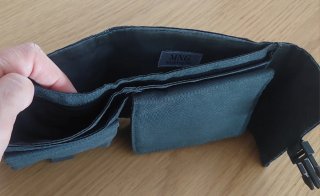 Cartera Mango verde militar