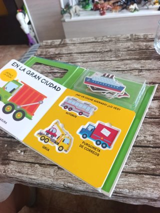 Libro Puzzle Vehículos Bruño