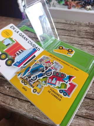 Libro Puzzle Vehículos Bruño