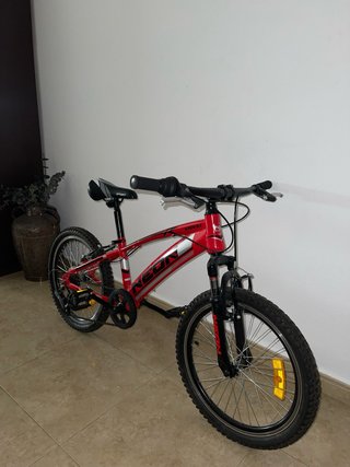 Bicicleta Infantil Neon Roja
