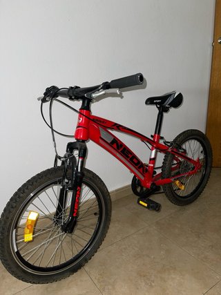 Bicicleta Infantil Neon Roja