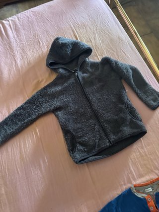Set abbigliamento bambino felpa grigia