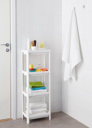 Estantería Baño VESKEN IKEA Blanca
