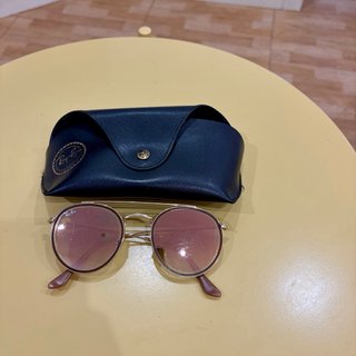 gafas de sol Ray-Ban Round Double Bridge original!