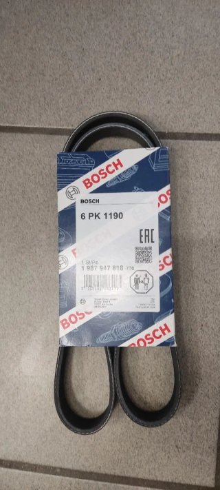 Bosch Cinghia Trapezoidale 6PK1190