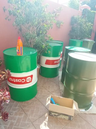 6 Bombos Metálicos Verdes QUEDAN 2