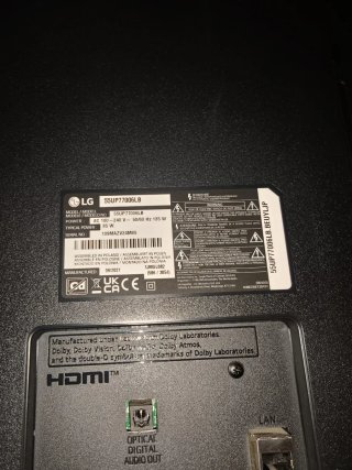 Televisor LG Negro