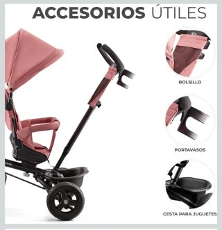 Kinderkraft AVEO 6en1 Triciclo Infantil Plegable