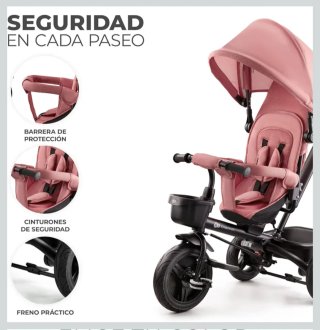 Kinderkraft AVEO 6en1 Triciclo Infantil Plegable