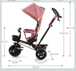 Kinderkraft AVEO 6en1 Triciclo Infantil Plegable