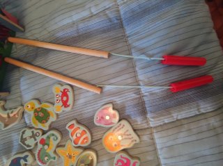 Juego de Pesca Infantil Bajo el Mar
